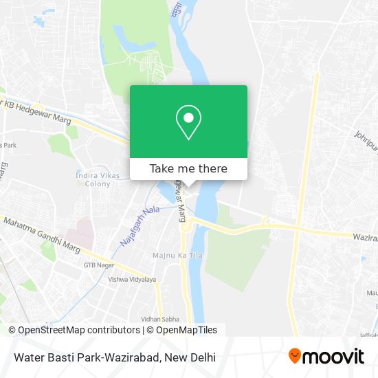 Water Basti Park-Wazirabad map