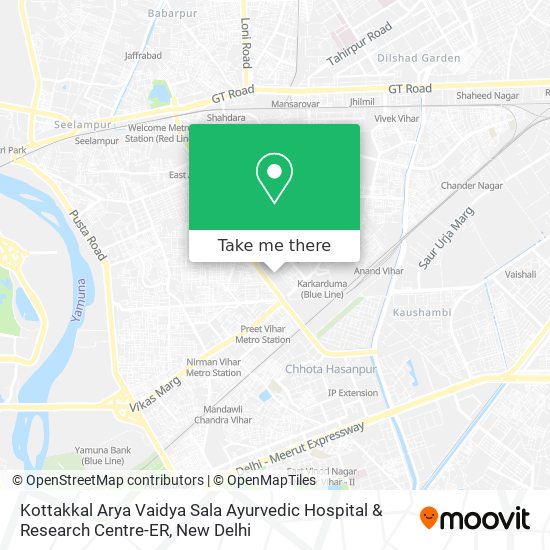 Kottakkal Arya Vaidya Sala Ayurvedic Hospital & Research Centre-ER map