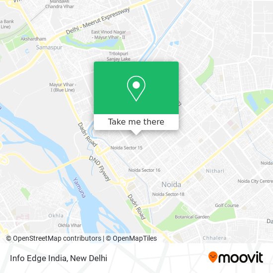 Info Edge India map