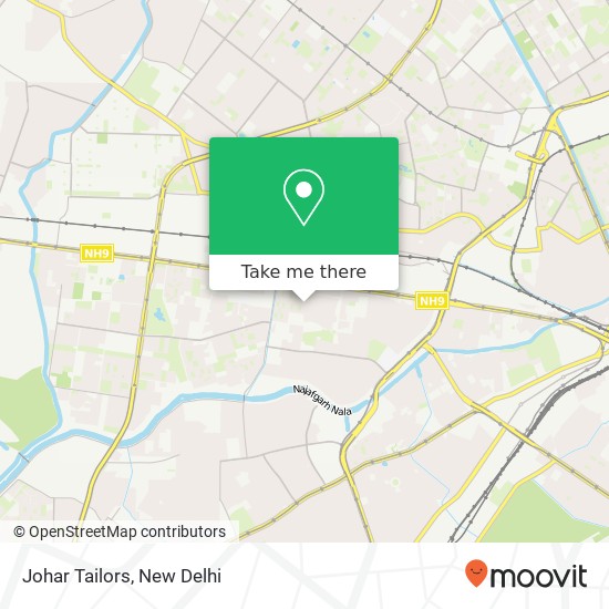 Johar Tailors map