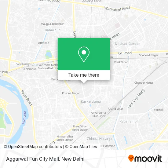 Aggarwal Fun City Mall map