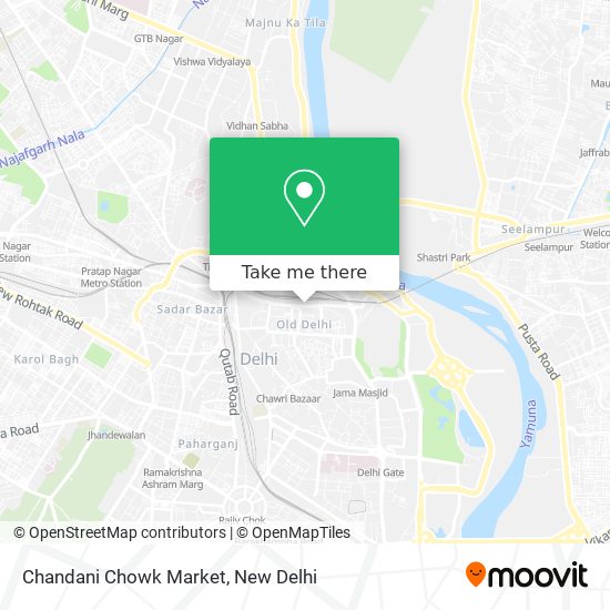 Chandani Chowk Market map