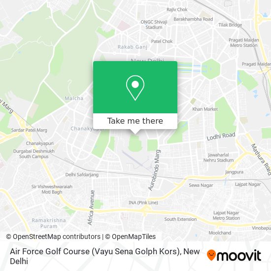 Air Force Golf Course (Vayu Sena Golph Kors) map