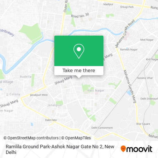 Ramlila Ground Park-Ashok Nagar Gate No 2 map