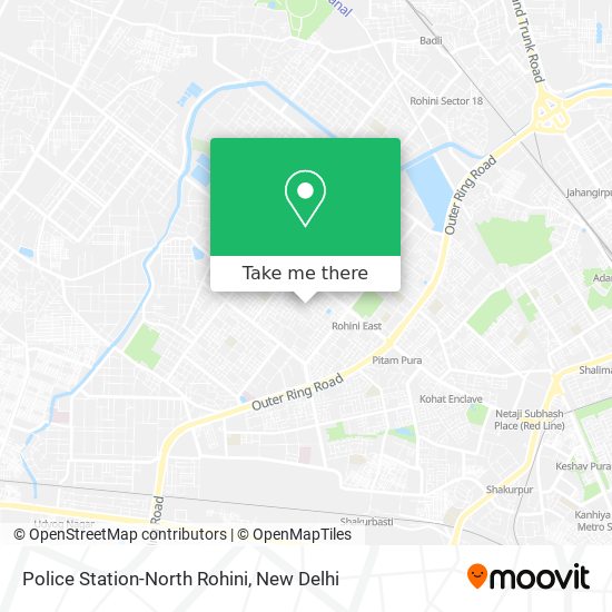 Police Station-North Rohini map