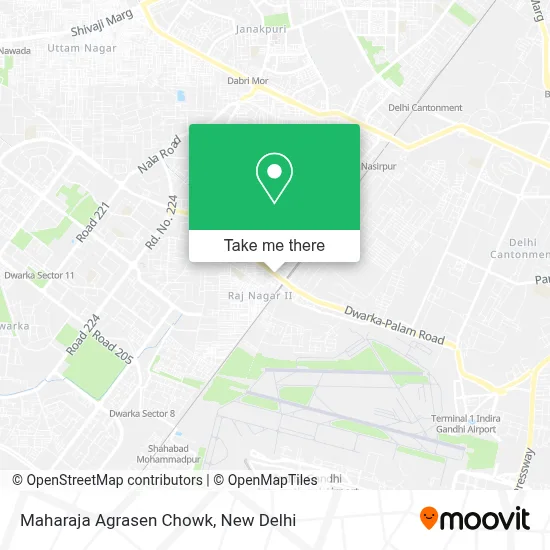 Maharaja Agrasen Chowk map