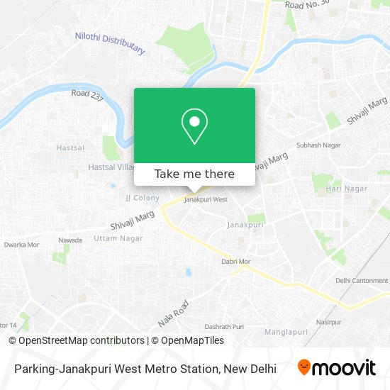 Parking-Janakpuri West Metro Station map