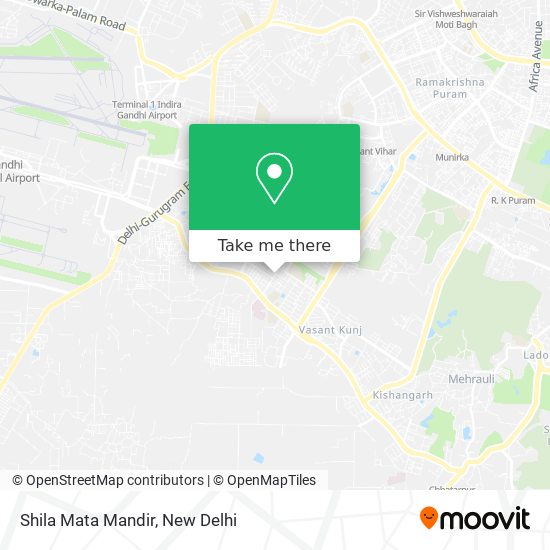 Shila Mata Mandir map