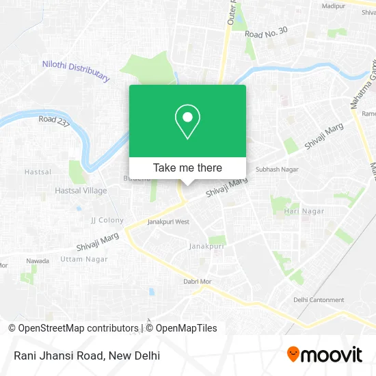 Rani Jhansi Road map