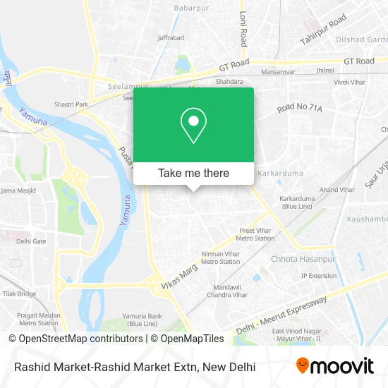 Rashid Market-Rashid Market Extn map