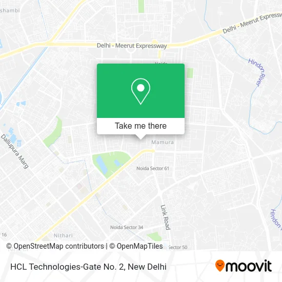 HCL Technologies-Gate No. 2 map