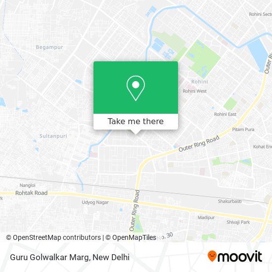 Guru Golwalkar Marg map