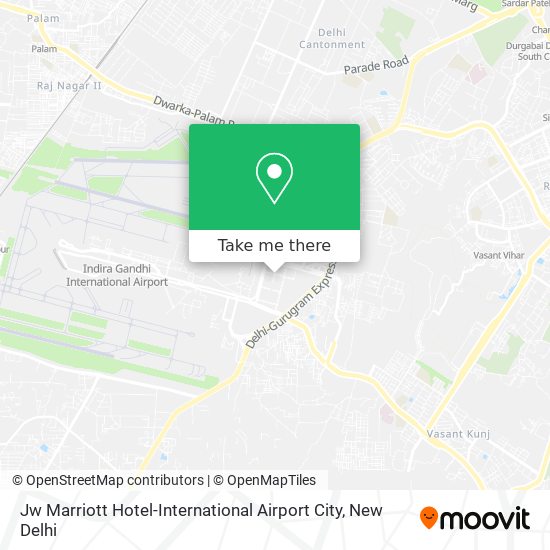 Jw Marriott Hotel-International Airport City map
