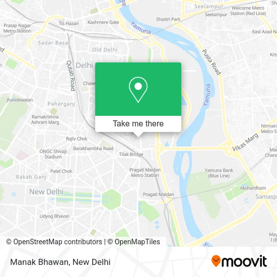 Manak Bhawan map