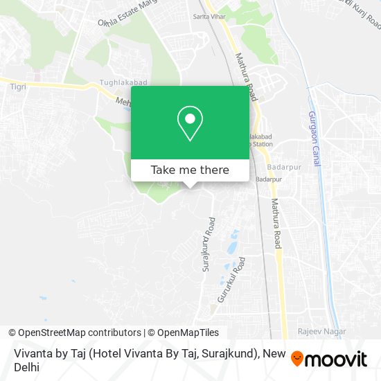 Vivanta by Taj (Hotel Vivanta By Taj, Surajkund) map