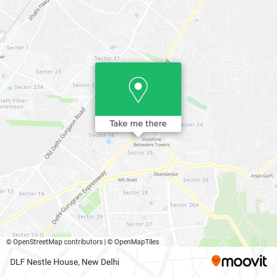 DLF Nestle House map