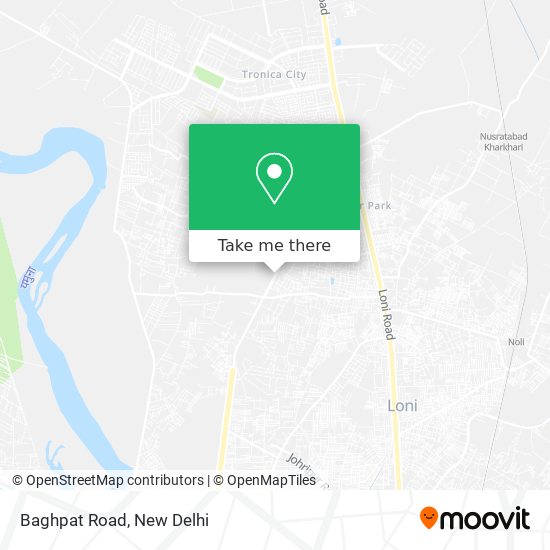 Baghpat Road map