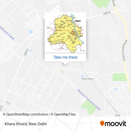 Khera Khurd map