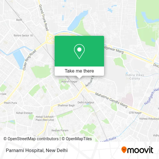 Parnami Hospital map
