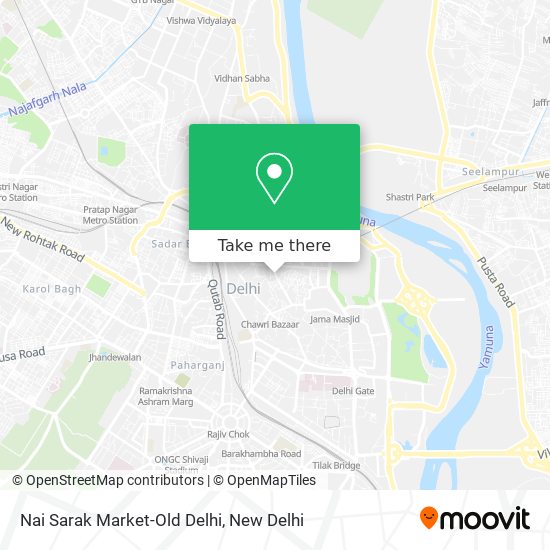 Nai Sarak Market-Old Delhi map