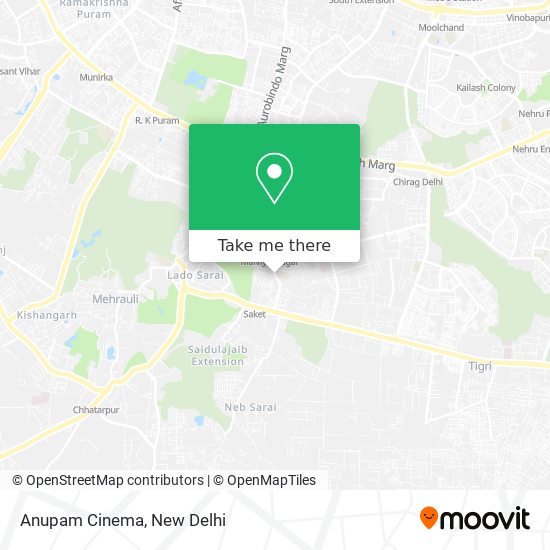 Anupam Cinema map