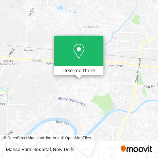 Mansa Ram Hospital map