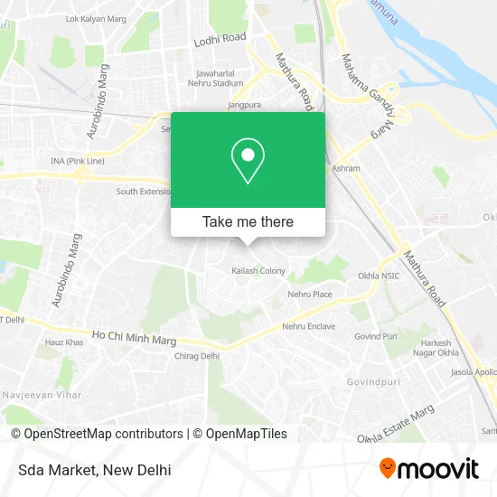 Sda Market map