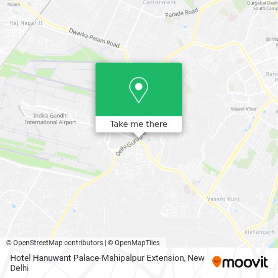 Hotel Hanuwant Palace-Mahipalpur Extension map