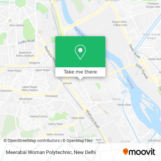 Meerabai Woman Polytechnic map