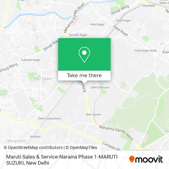 Maruti Sales & Service-Naraina Phase 1-MARUTI SUZUKI map
