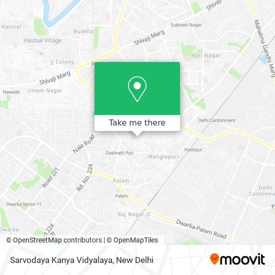 Sarvodaya Kanya Vidyalaya map