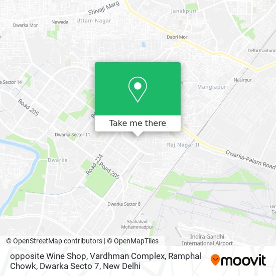 How to get to opposite Wine Shop, Vardhman Complex, Ramphal Chowk