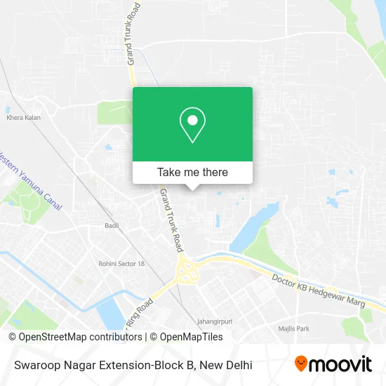 Swaroop Nagar Extension-Block B map