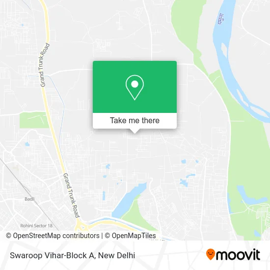 Swaroop Vihar-Block A map