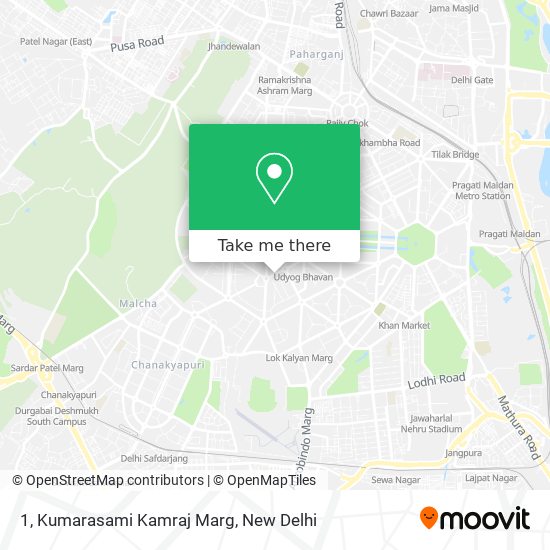 1, Kumarasami Kamraj Marg map