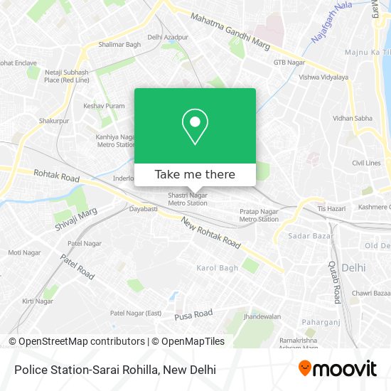 Police Station-Sarai Rohilla map