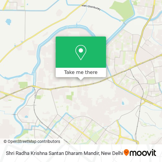 Shri Radha Krishna Santan Dharam Mandir map
