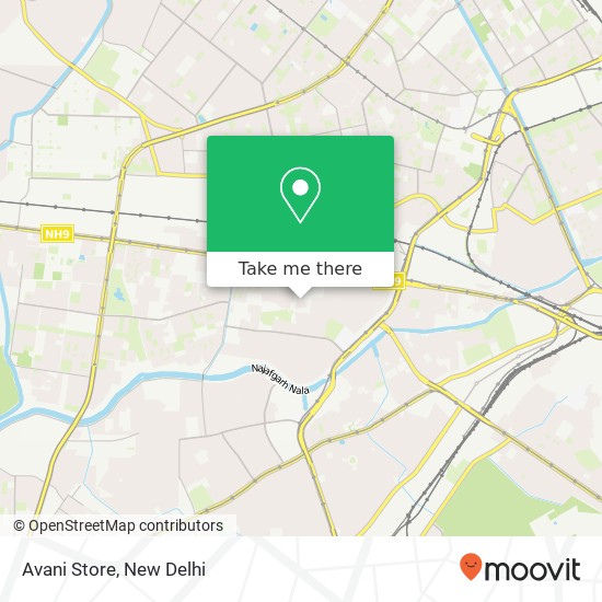 Avani Store map