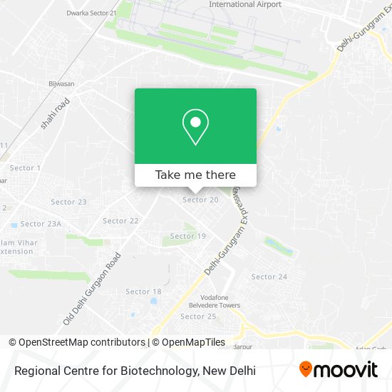 Regional Centre for Biotechnology map