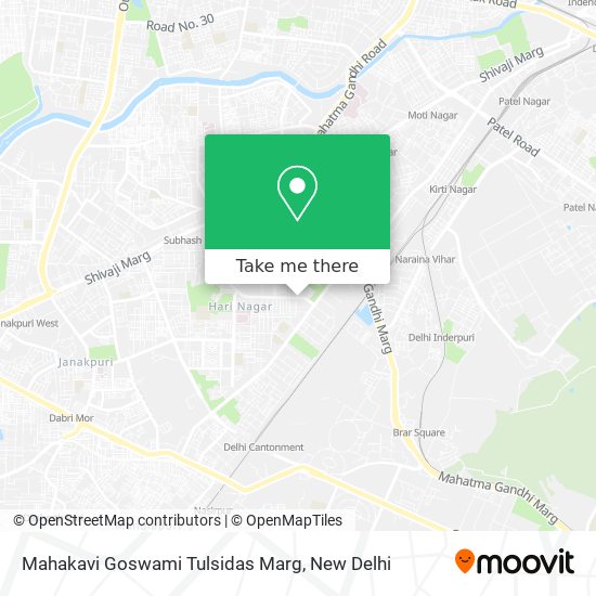 Mahakavi Goswami Tulsidas Marg map