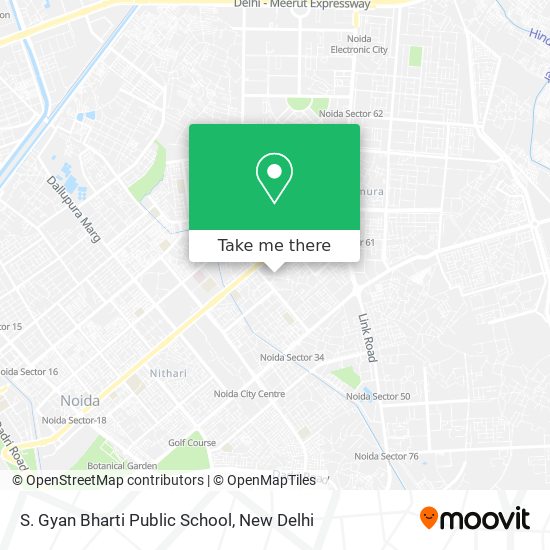 S. Gyan Bharti Public School map