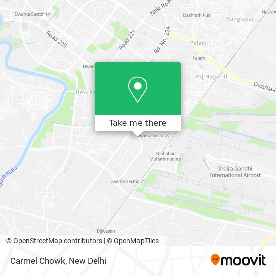 Carmel Chowk map