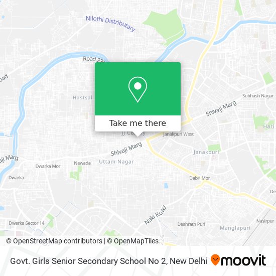 Govt. Girls Senior Secondary School No 2 map