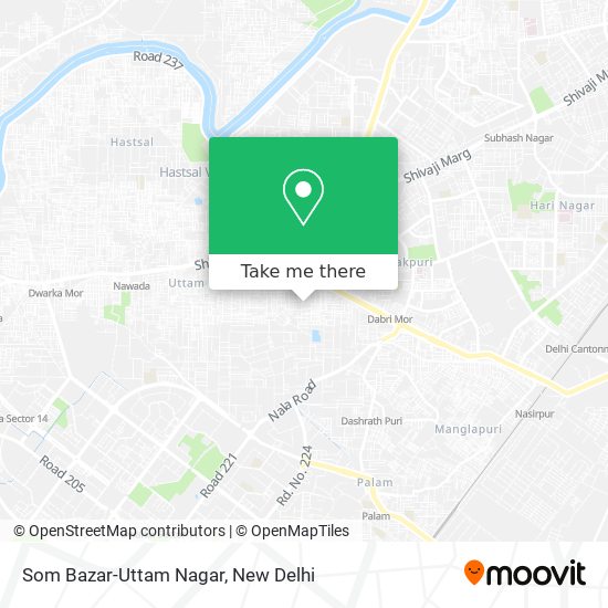 Som Bazar-Uttam Nagar map