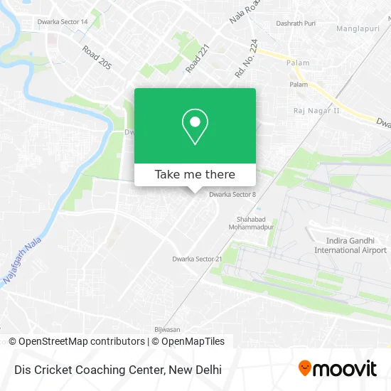 Dis Cricket Coaching Center map
