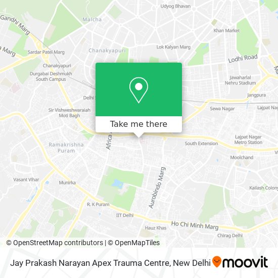 Jay Prakash Narayan Apex Trauma Centre map