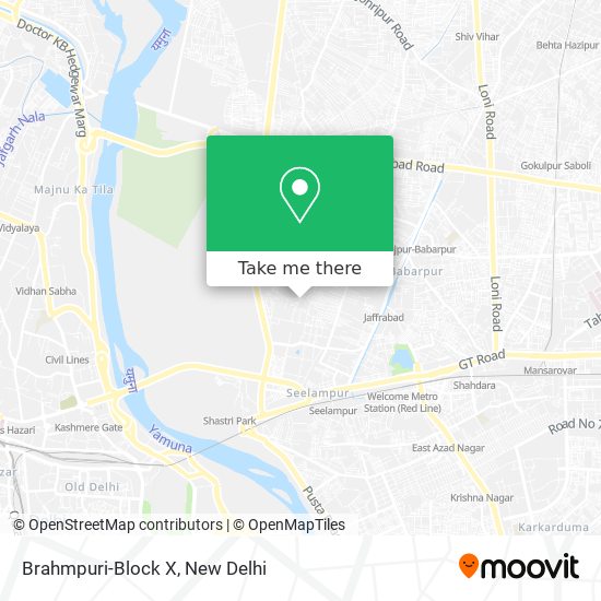 Brahmpuri-Block X map