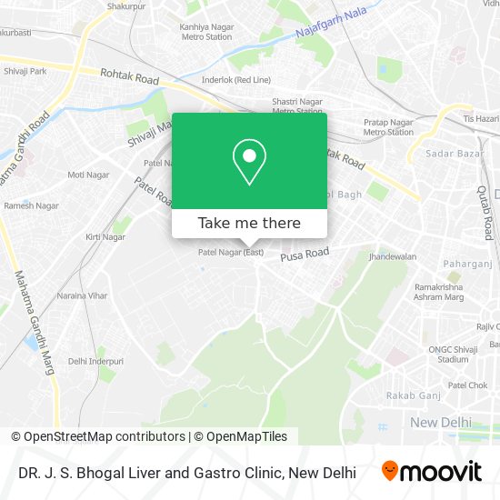 DR. J. S. Bhogal Liver and Gastro Clinic map