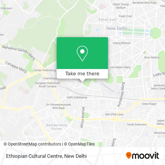 Ethiopian Cultural Centre map