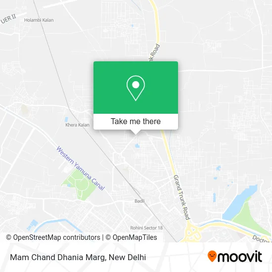 Mam Chand Dhania Marg map